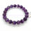 Thumbnail: Unique Amethyst 10mm Round Bracelet - C241187(20)