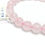 Thumbnail: Natural Rose Quartz with South Red Agate Bracelet