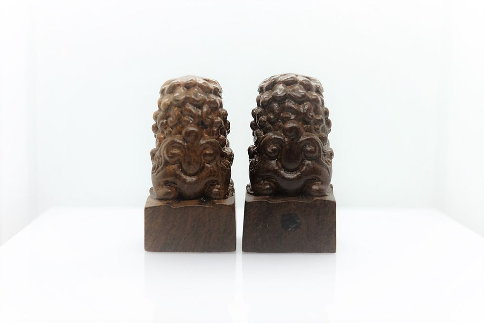 Thumbnail: Beijing Lion Wood Decor