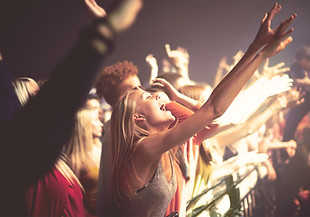 Dancing at a Concert