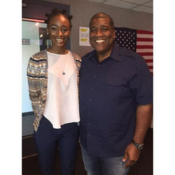 Myself and the great FOX Sports NFL Sportscaster Curt Menefee