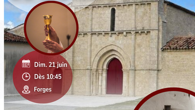 Dimanche 21 juin MESSE A FORGES