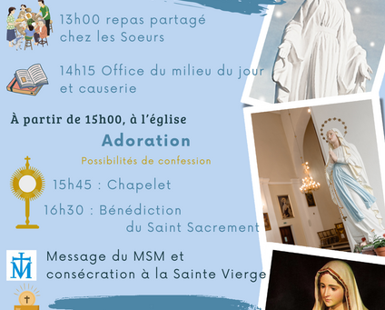 PREMIERS SAMEDIS DU MOIS Programme