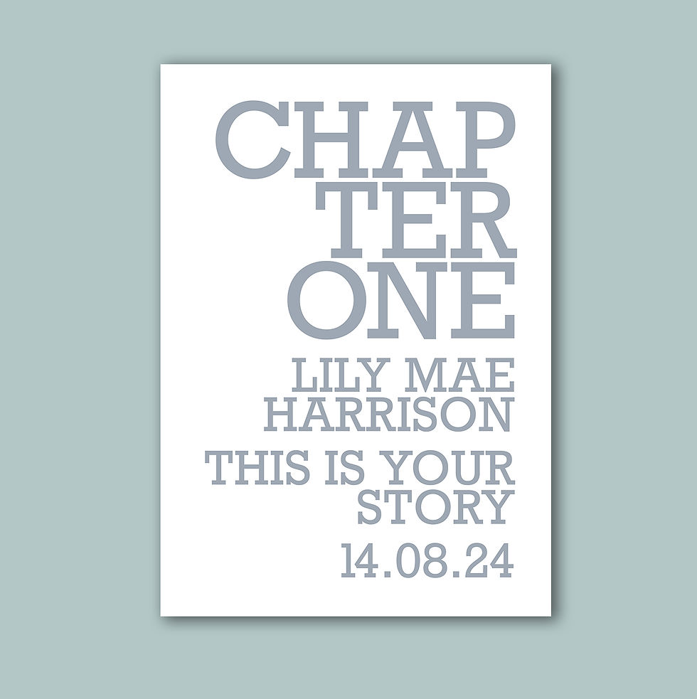 Thumbnail: Personalised word art presented in a white modern picture frame