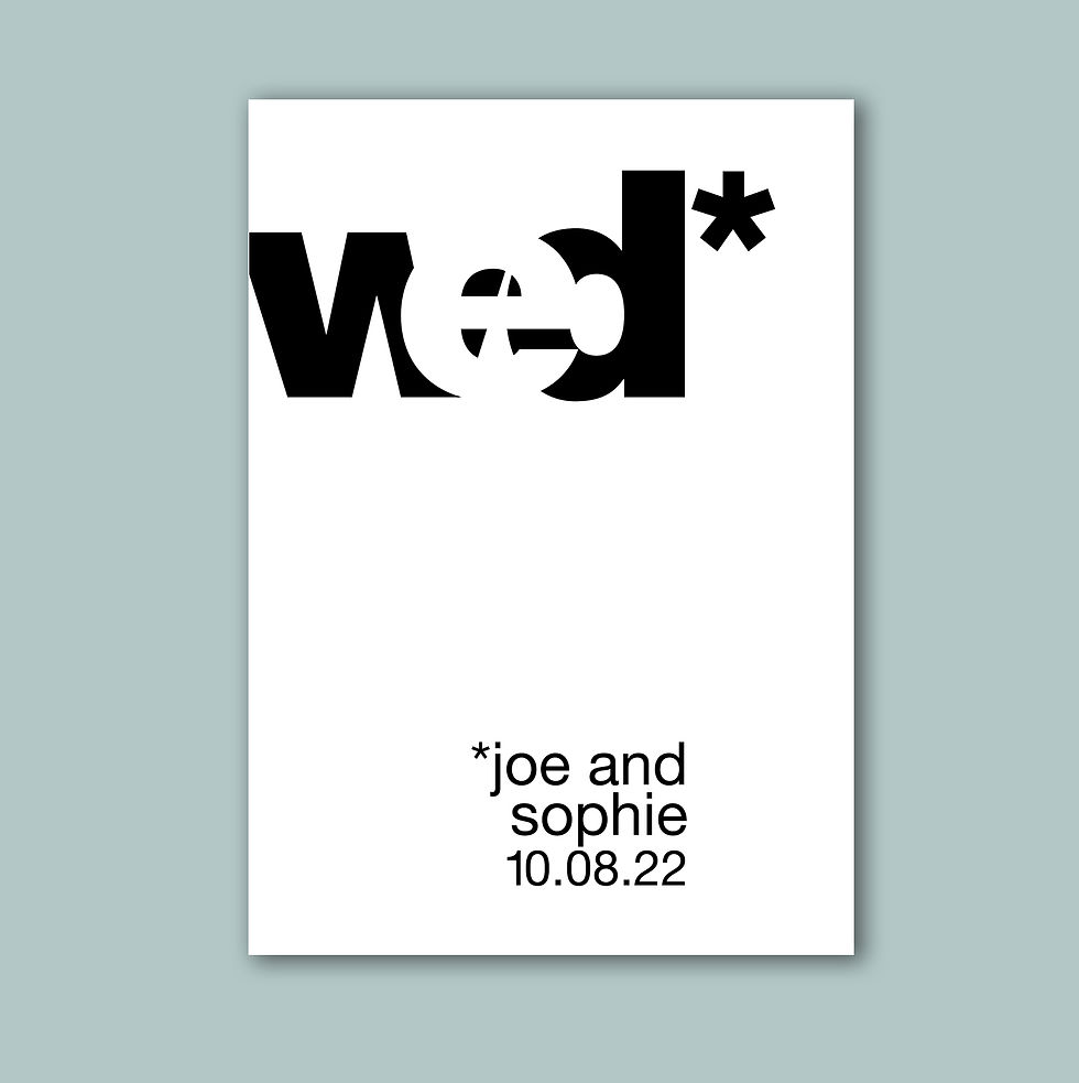 Thumbnail: Personalised word art presented in a white modern picture frame