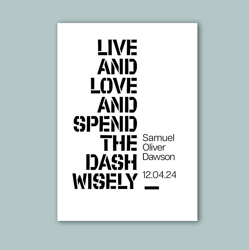 Thumbnail: Personalized word art in a sleek white modern picture frame, ideal as a thoughtful and unique gift