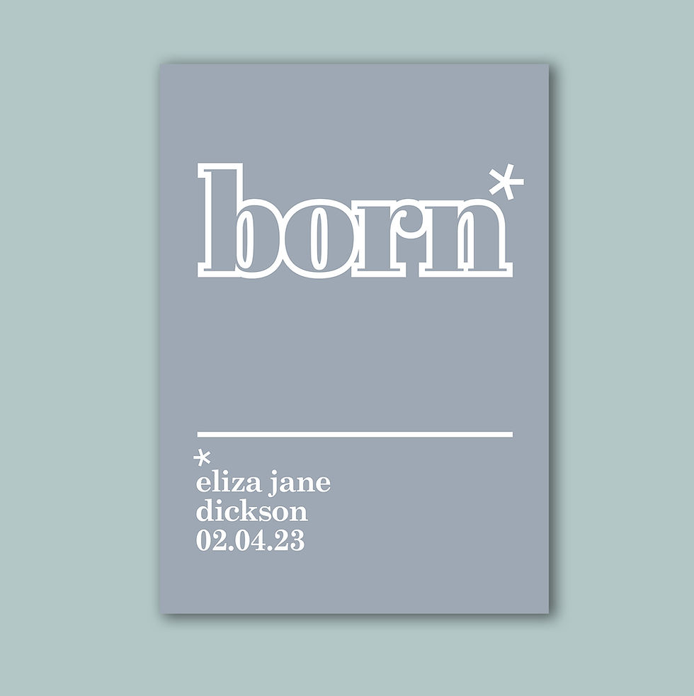 Thumbnail: Personalised word art presented in a white modern picture frame