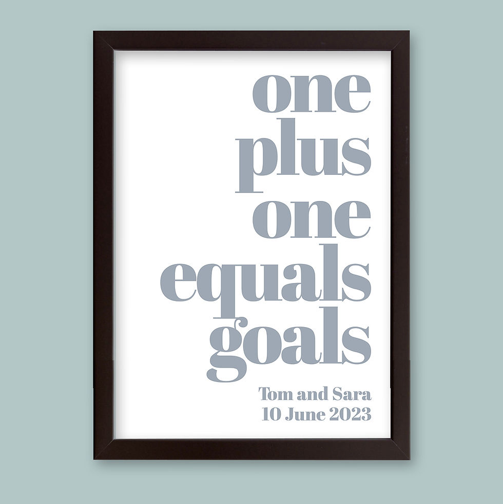 Thumbnail: Personalized word art in a sleek black modern picture frame, ideal as a thoughtful and unique gift