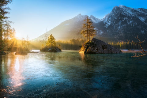 Hintersee im Goldenen Licht