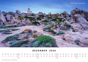 Die Halbinsel Capo Testa auf Sardinien mit seiner surrealen Felslandschaft.