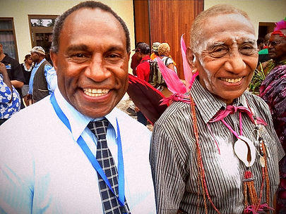 Dr Tona & late Sir Julius Chan: "Father and son servant"