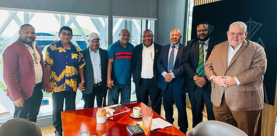 SDP Members surround Prime Minister Marape