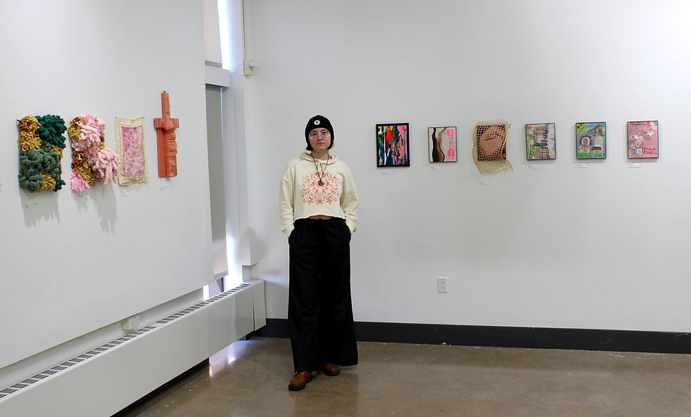 Install during "Escape the Barn" Duo Exhibition