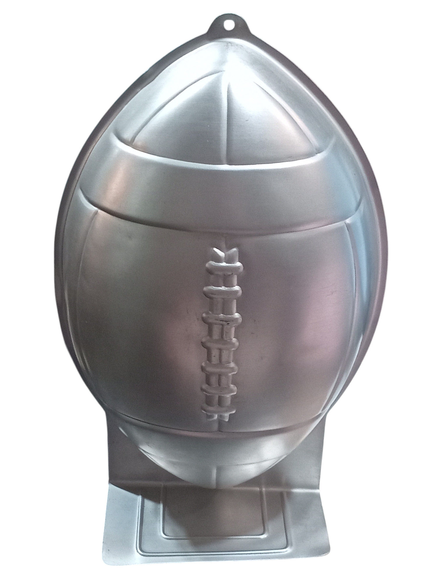 1990 Wilton Football Cake Pan Aluminum Baking Mold #2105-6504