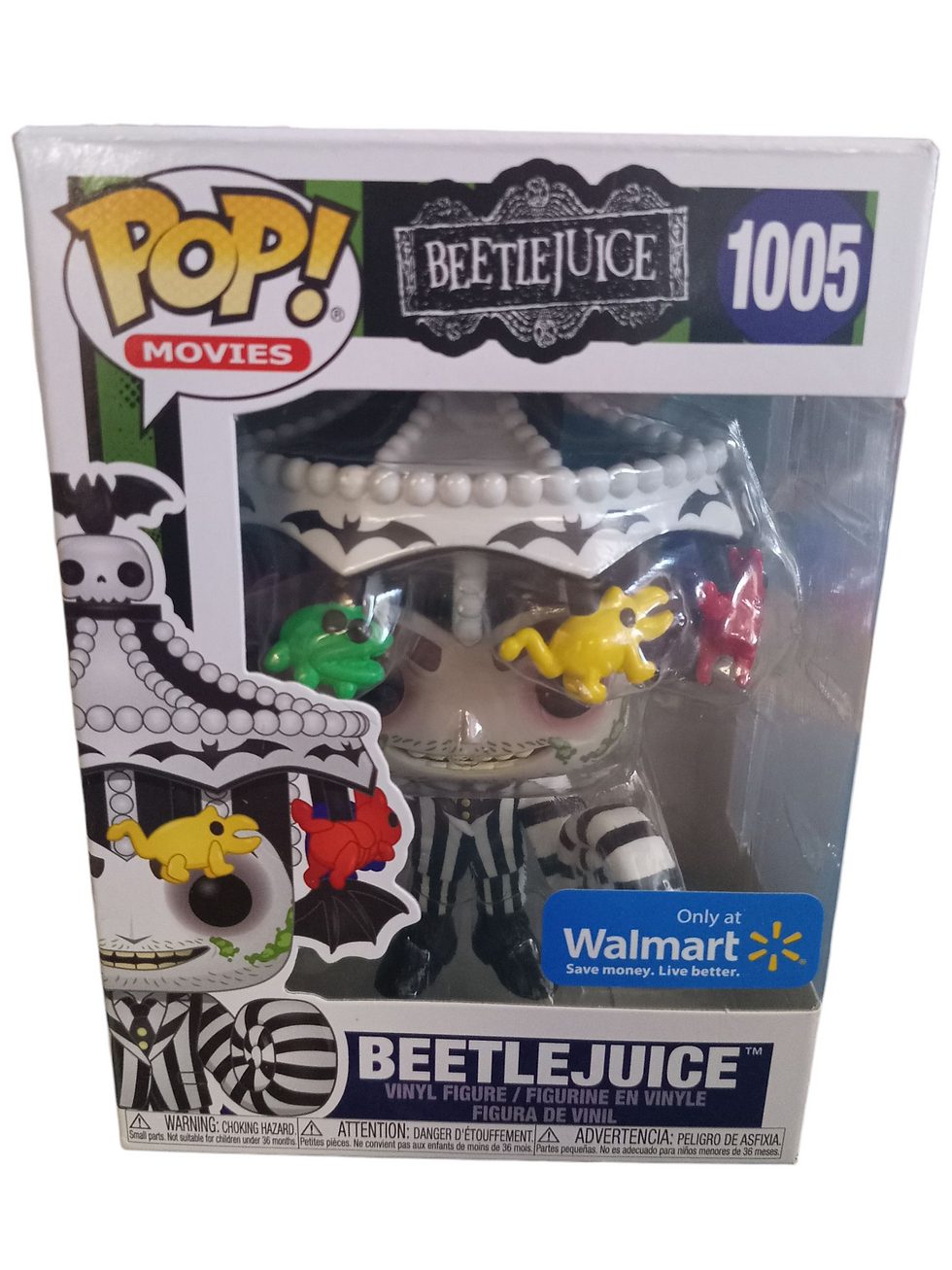 Funko Pop! Movies Figure Beetlejuice Carousel #1005 Walmart Exclusive