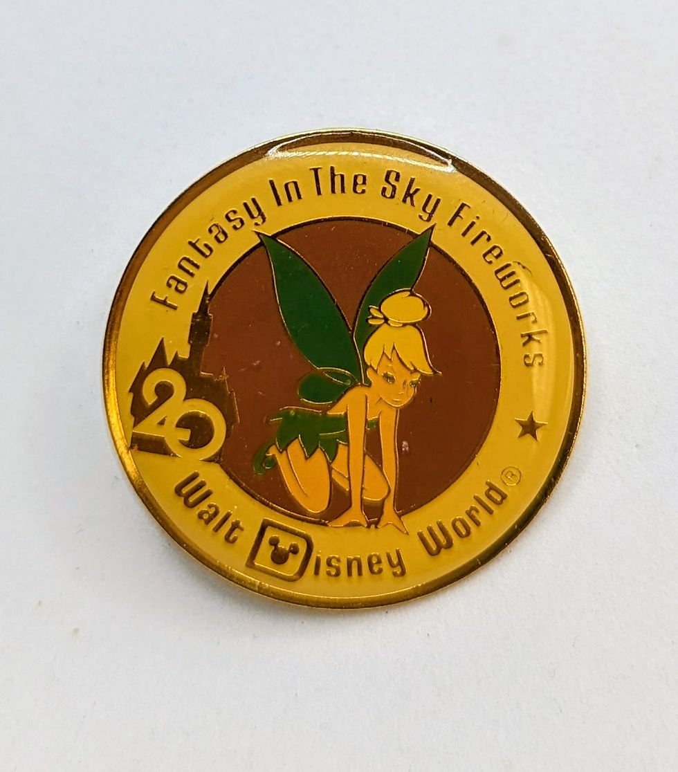 1991 WDW Tinker Bell Fantasy in the Sky Fireworks 20th Anniversary Disney Pin