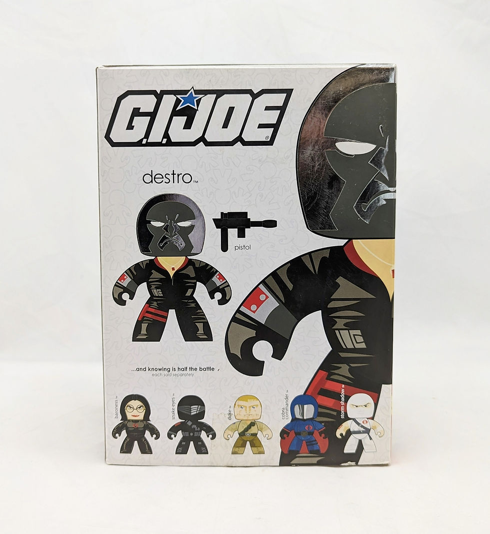 Thumbnail: 2008 Mighty Muggs G.I. Joe Destro 6" Vinyl Figure
