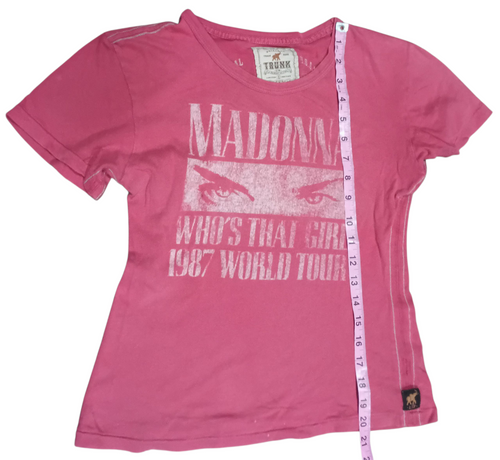 トップス madonna who's that girl 1987 world tour Original vintage 1987 Madonna Who's That Girl Tour Shirt | WyCo