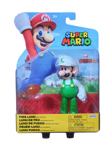 Jakks Pacific Super Mario Fire Luigi 4