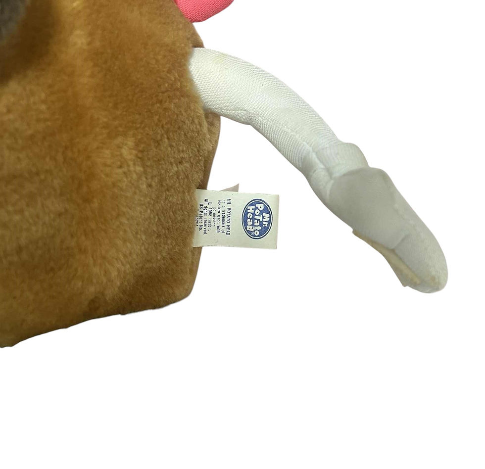 Thumbnail: 1998 Nanco Hasbro Mr. Potato Head 10'' Collectible Plush with Glasses And Tophat