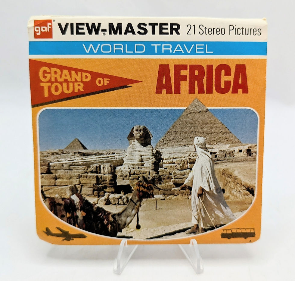 Vintage View-Master Grand Tour Of Africa 3 Reel Pack
