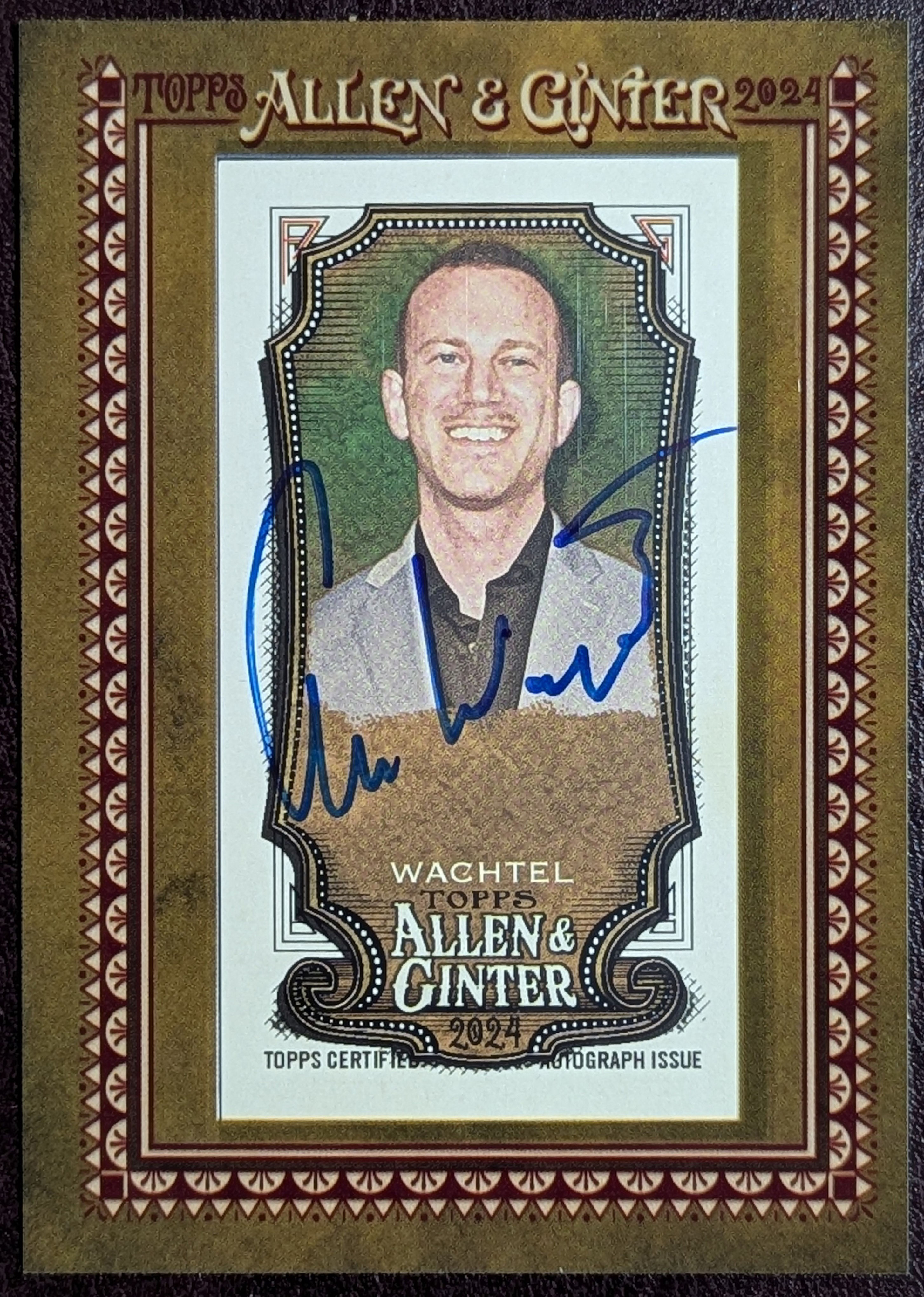 2024 Topps Allen & Ginter Framed Mini Auto #MA-CW Charlie Wachtel Film Producer