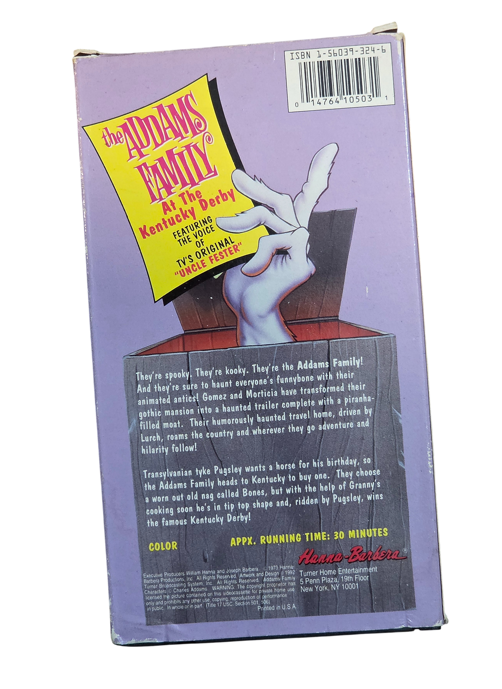 Thumbnail: 1992 Hanna Barbera The Addams Family at the Kentucky Derby Cartoon VHS