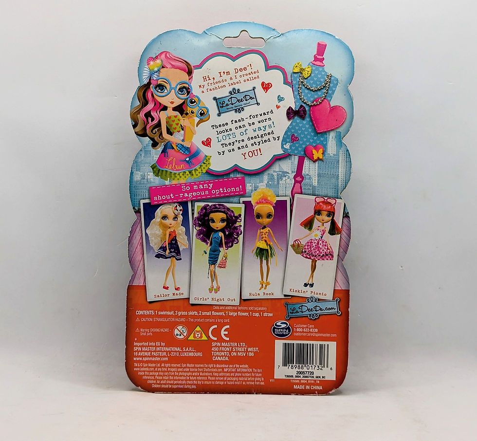 Thumbnail: Spin Master La Dee Da Hula Rock Style Studio Fashions Set