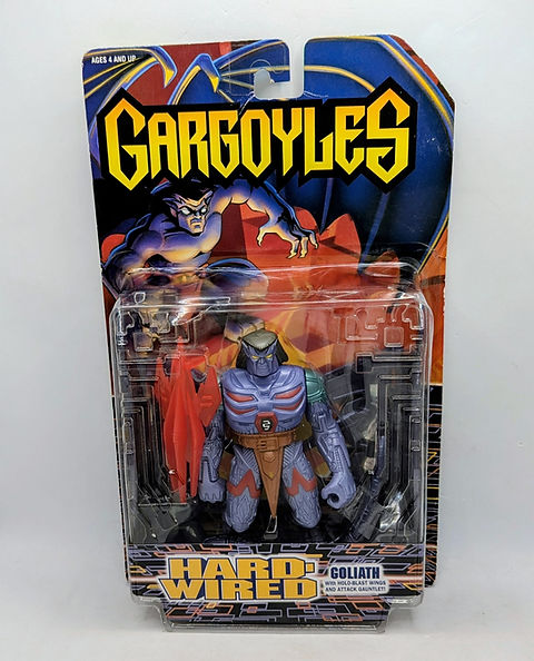 1996 Kenner Gargoyles Hard-Wired Goliath Holo-Blast Wings Action