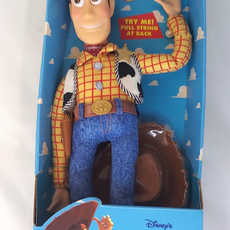 1995 Thinkway Toy Story Poseable Pull-String Talking Woody 15" Doll