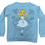 Thumbnail: Freeze Disney Alice In Wonderland Blue Hoodie Sweatshirt Cheshire Cat M(8-10)