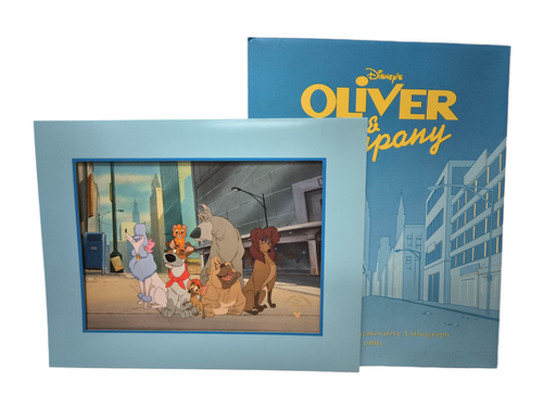 1996 Disney Store Exclusive Oliver & Company Commemorative