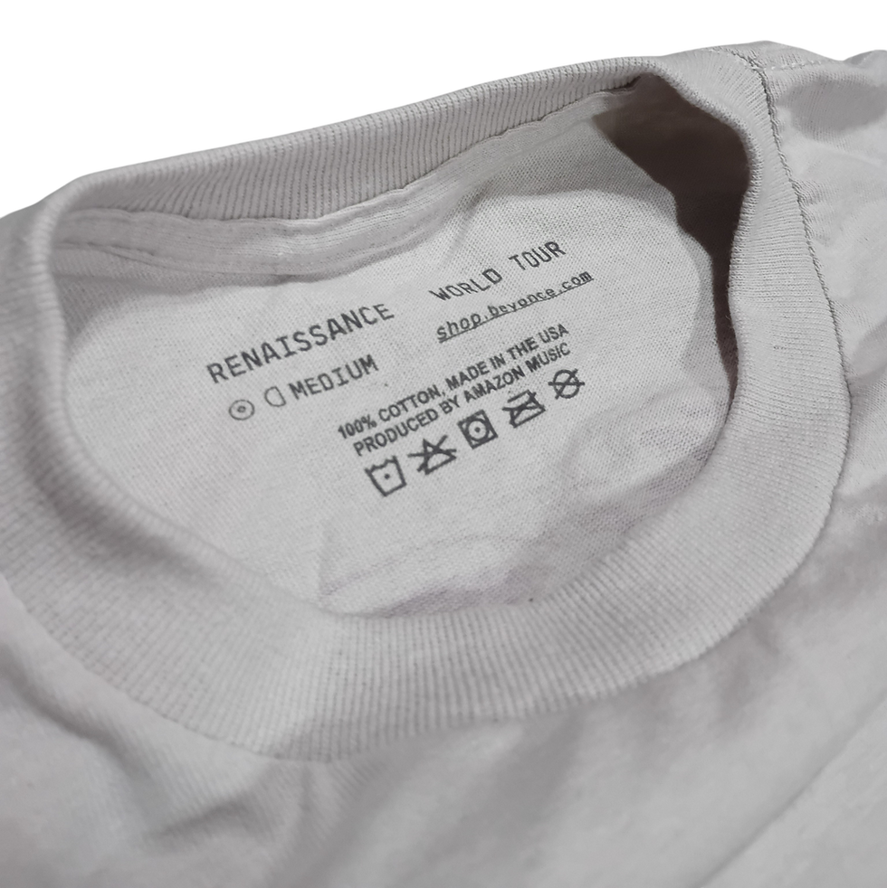 Thumbnail: 2023 RWT Renaissance World Tour Beyoncé Virgos Groove Gray T Shirt Size Medium