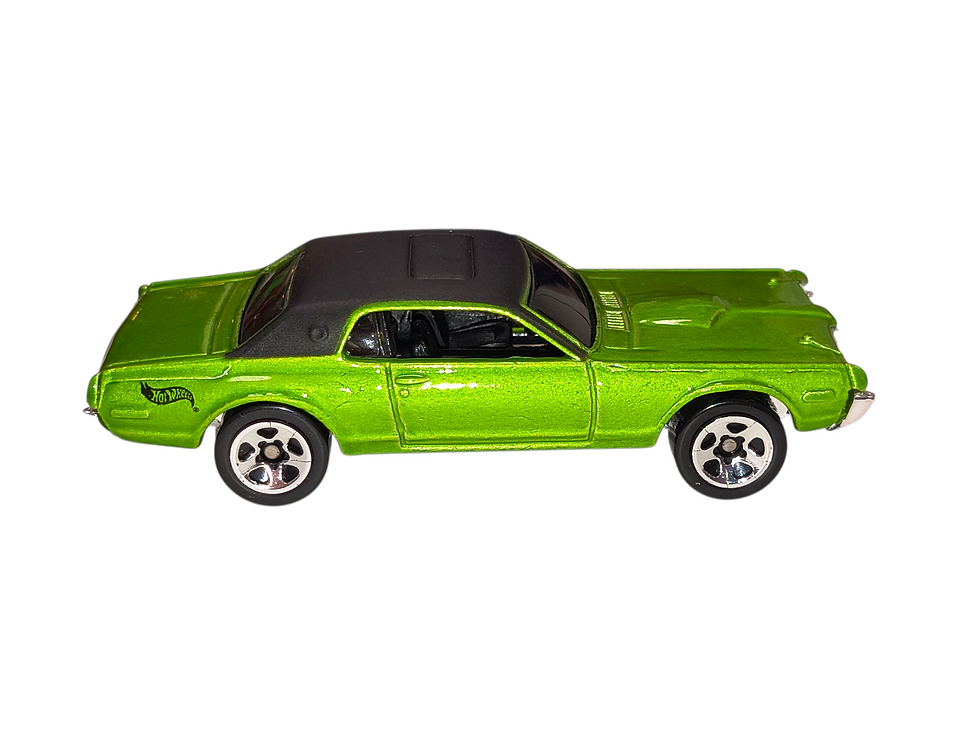 Hot Wheels 2001 First Editions Green '68 Mercury Cougar 1/64 Diecast