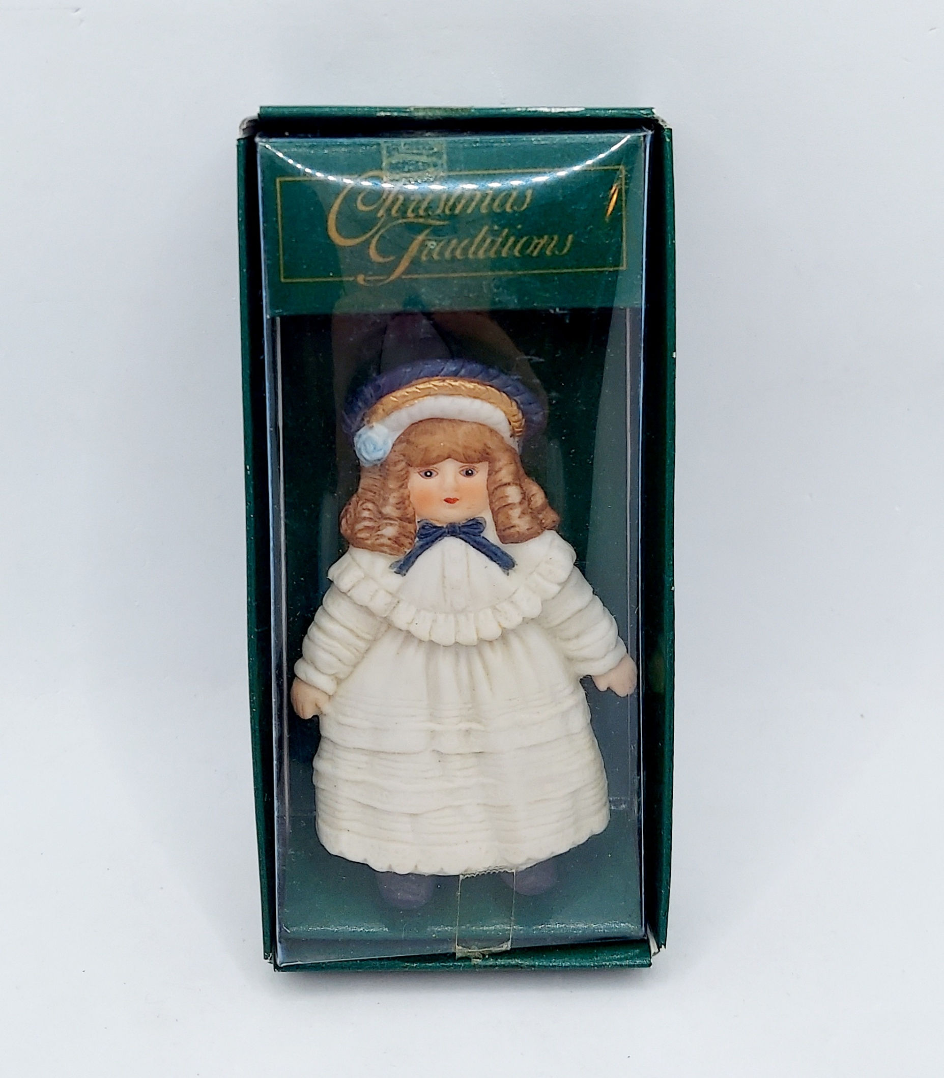 1987 Gorham Christmas Traditions Doll Ornament Jillian G2301