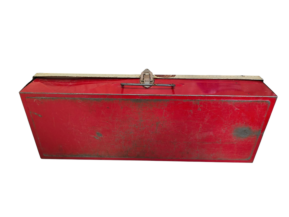 Thumbnail: Vintage 630 Blue Diamond Handy Andy Metal Tool Box Only