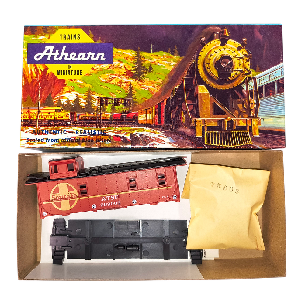 Athearn #1250 ATSF Santa Fe #999005 Cupola Caboose HO Scale