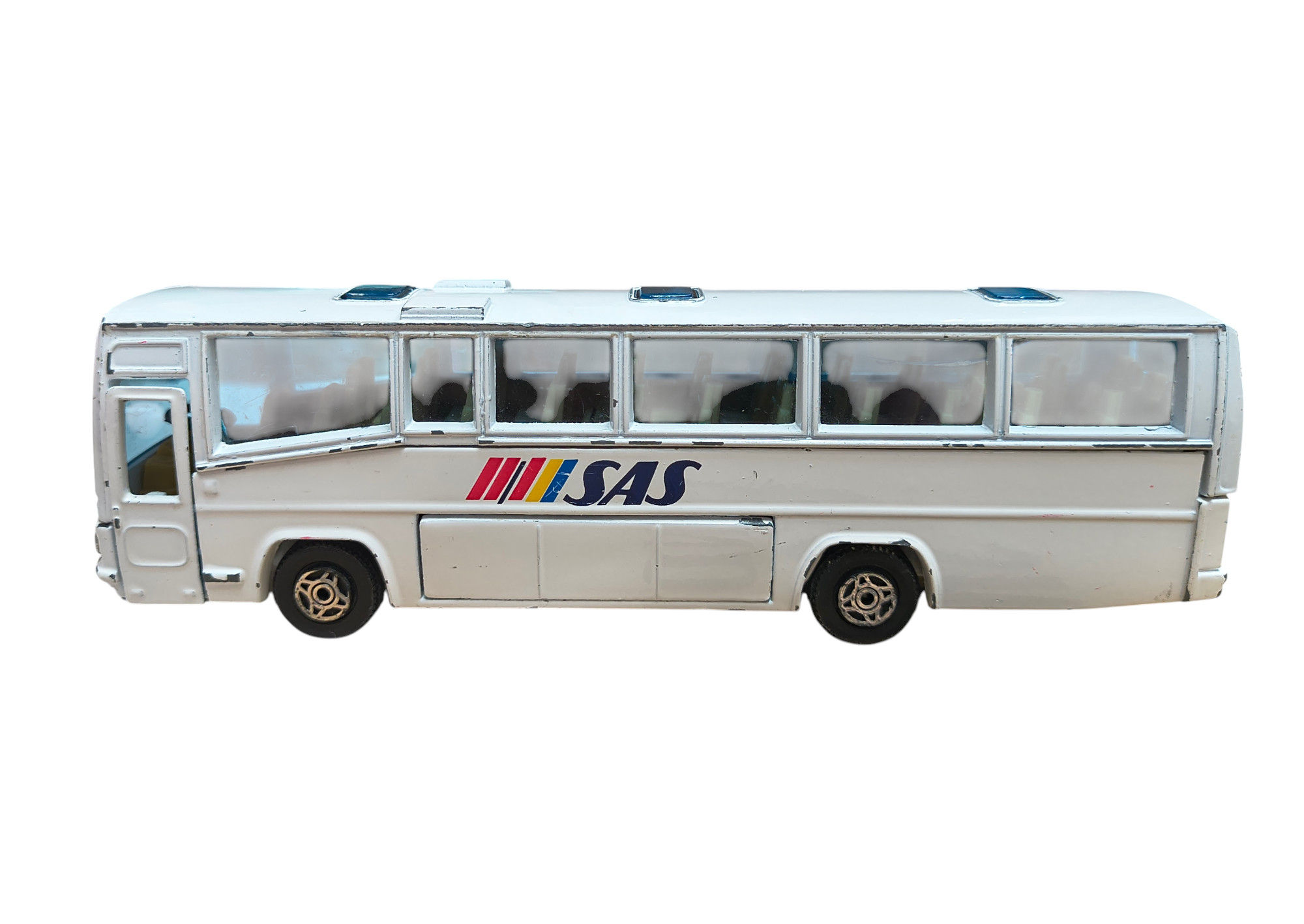 Corgi Plaxtons Paramount 3500 SAS Flybussen Model Bus Whit 1/43e