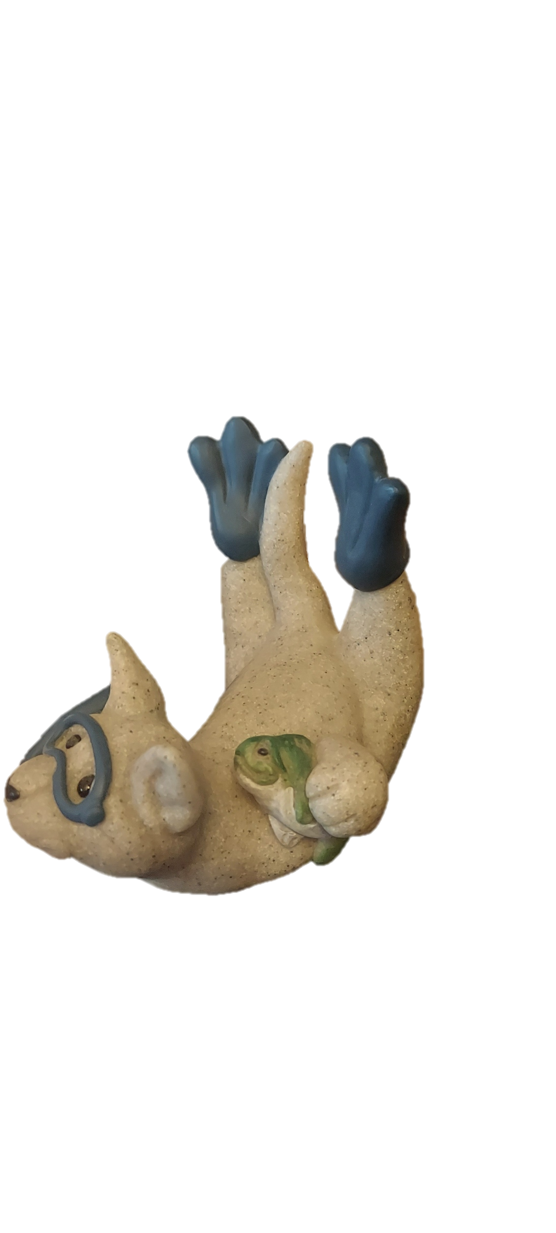 Quarry Critters Cousin Catcher 46004 Snorkeling Cat Figurine | St. Nix Store