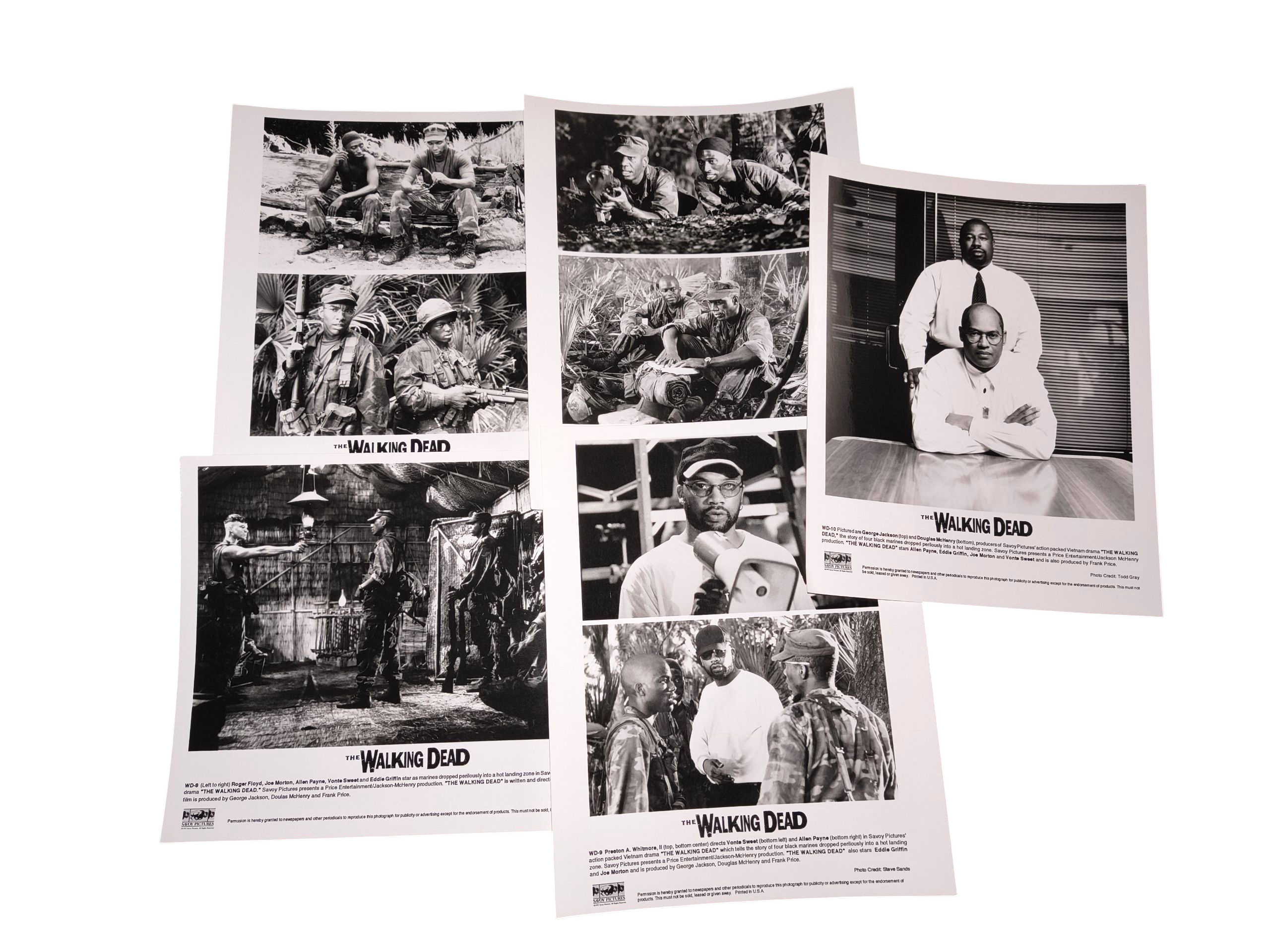 1995 Savoy Pictures The Walking Dead Vietnam War Movie Press Kit Photos