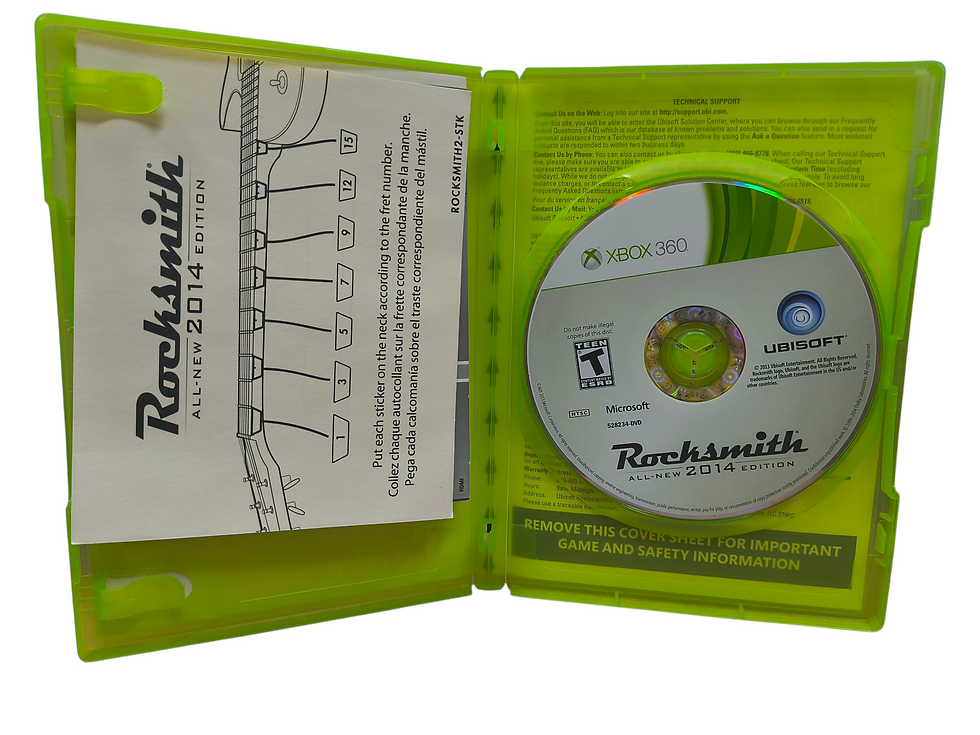 Thumbnail: Ubisoft Microsoft Xbox 360 Rocksmith 2014 Edition Kinect No Cable