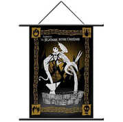 2003 NECA Nightmare Before Christmas Jack Skellington Wall Scroll 22 x 32"