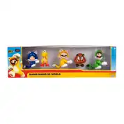 Jakks Pacific Nintendo Super Mario 3D World 2.5-in Figure 5 Pack