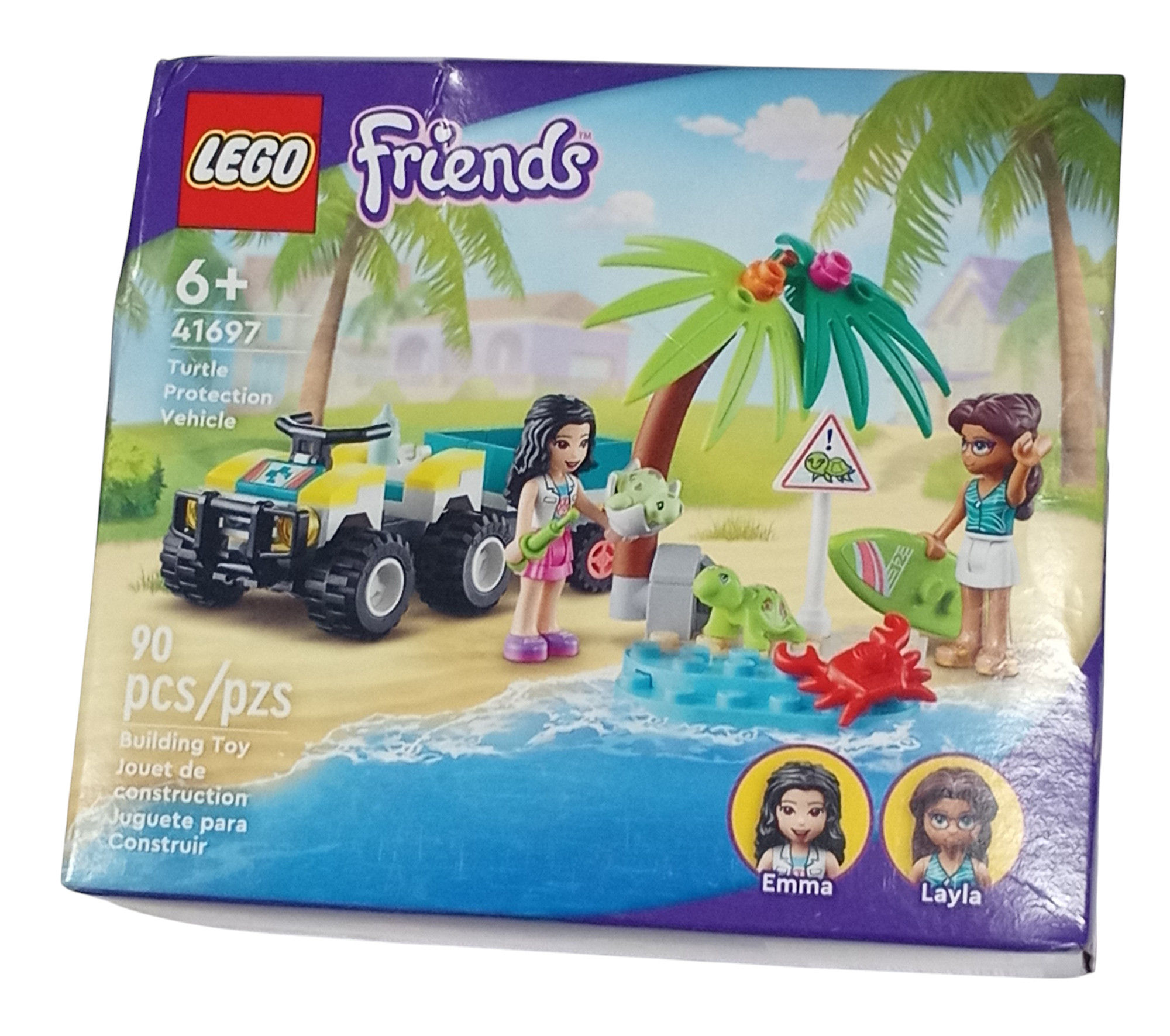 LEGO Friends 41697 Turtle Protection Vehicle Building Toy Set
