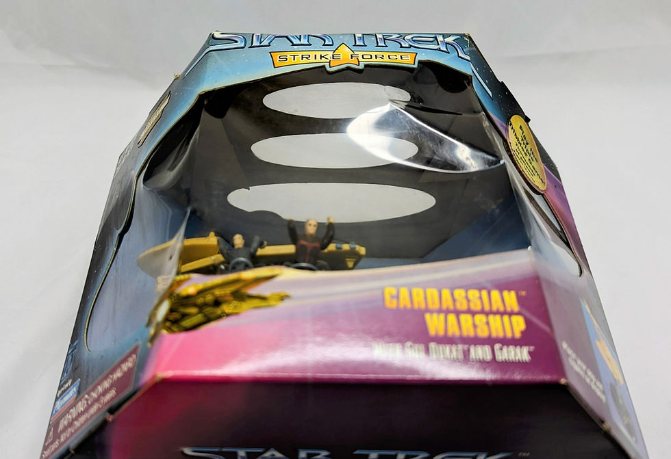 Thumbnail: 1997 Star Trek Strike Force Cardassian Warship Gul Dukat & Garak