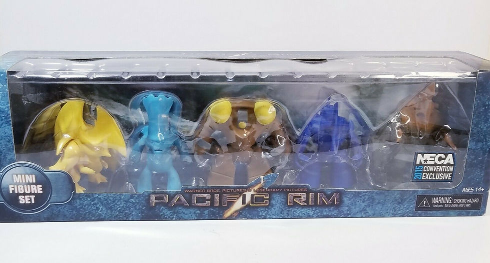 2015 NECA Convention Exclusive Pacific Rim 5 Mini Chibi Monster Figure Set