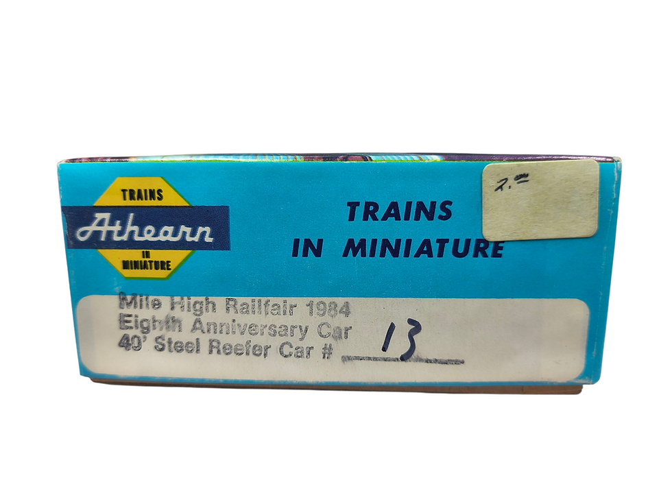 Thumbnail: Athearn 40’ Steel Reefer 8th NRHS Mile High Railfair 1984 HO Kit