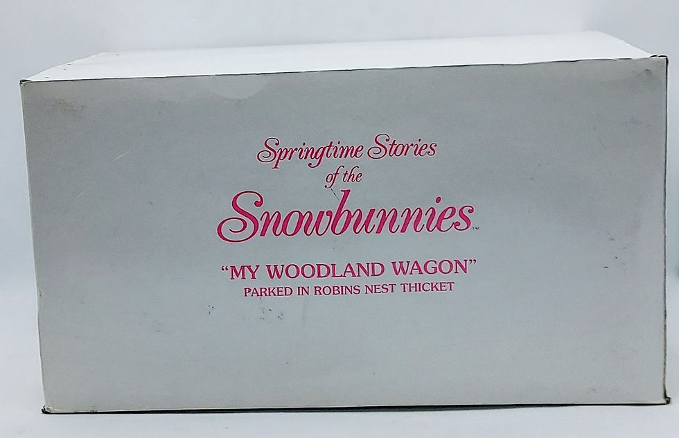 1995 Department 56 Snowbunnies My Woodland Wagon 2624-7 #19887