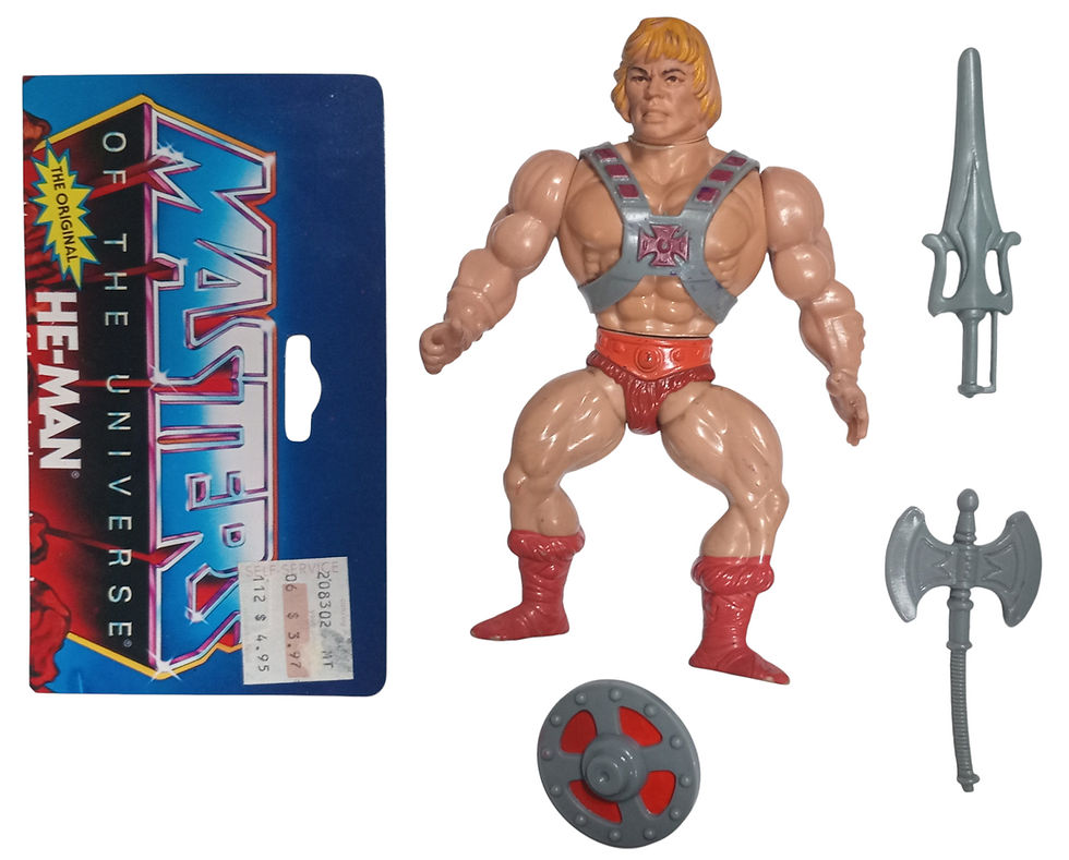 1981 MOTU Masters of The Universe He-Man Taiwan Soft Head - Complete