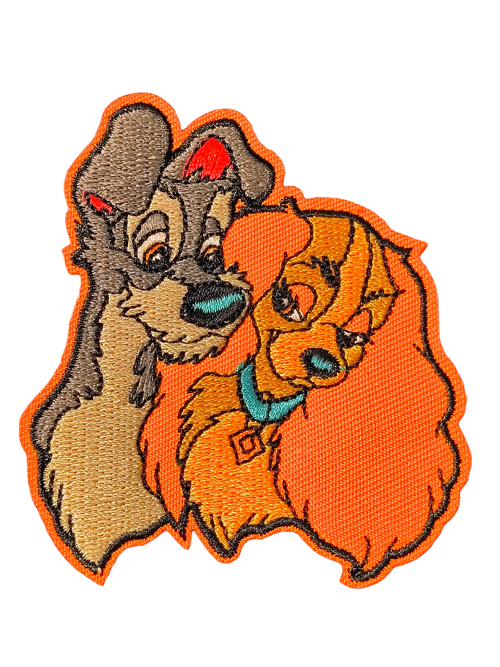 Disney Lady And The Tramp Character Embroidered Iron On 3.5" Patch